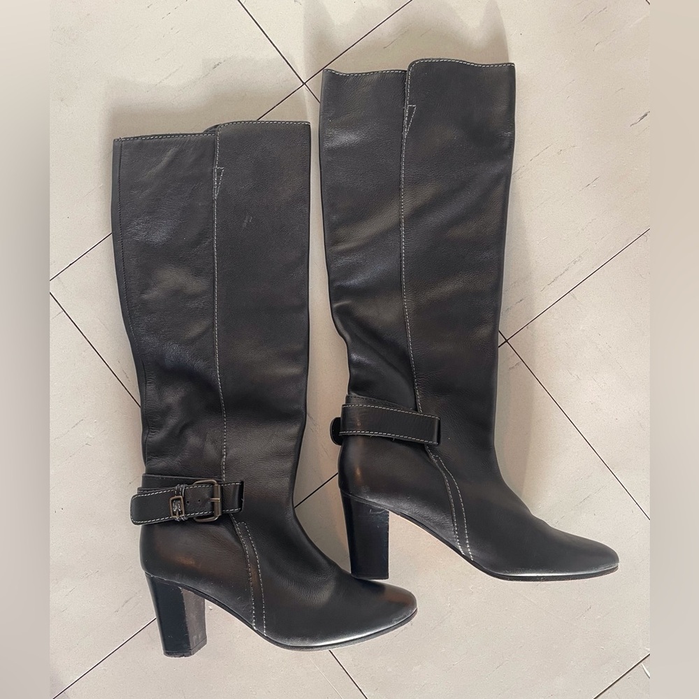 Australian brand leather knee height boots